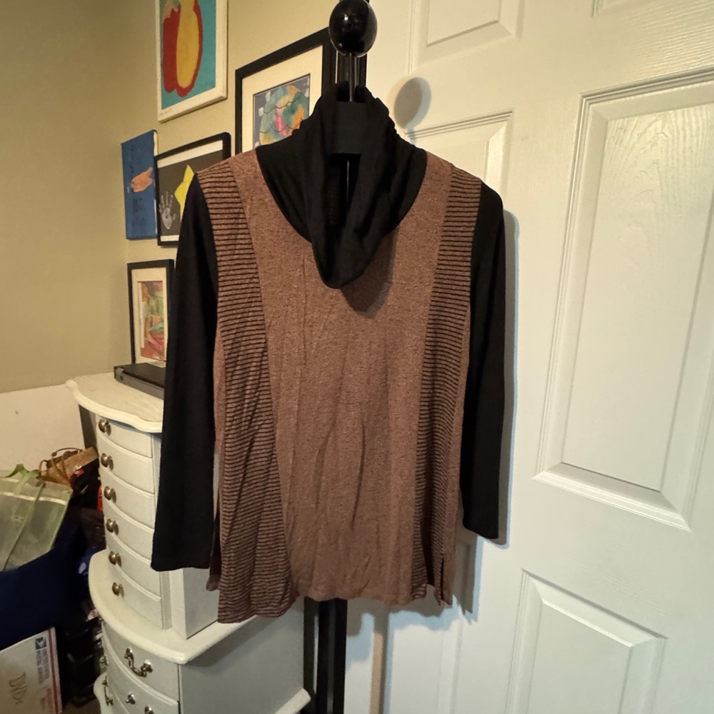 Thomas and Olivia cowl neck sweater